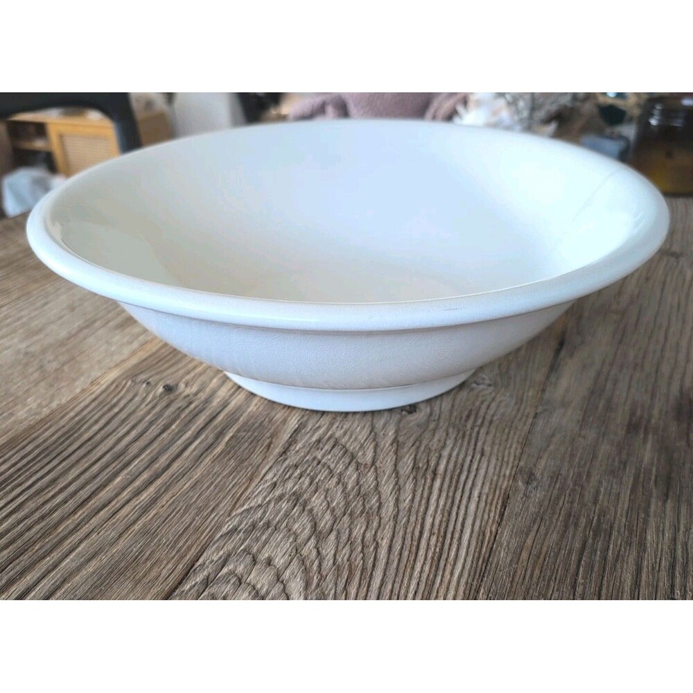 Vtg Antique Chester Hotel China White Porcelain Bowl Wash Basin 14 7/8" Notes